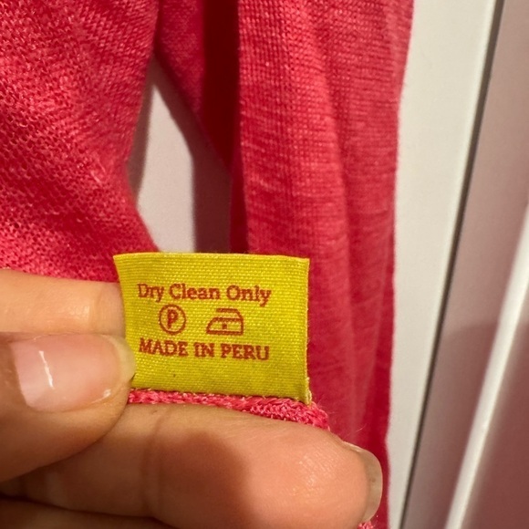 Peruvian Connection like Women Cardigan SALMA baby alpaca and silk XS petal pink - Picture 9 of 12